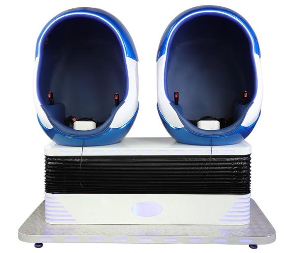 Quality Hot Selling 42 Inch VR Cinema Equipment Coin Operated 9D VR Double Egg Chair Game Machine for sale
