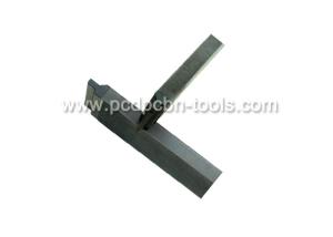 Buy cheap Aluminum Machining Brazed Pcd Turning Inserts External Customized Model product