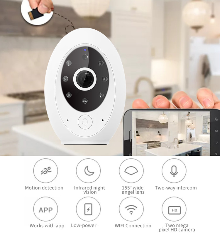 12V 1A ROHS Smart Villa Video Intercom System App Control With 7 Inch LCD
