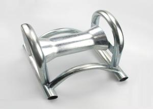 China Zinc Plating Steel Bridge Type Cable Roller For Cable Installation on sale
