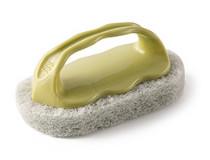 Quality 13.5*7.5cm Polyester Kitchen Sponge Cleaner With Handle 45g for sale