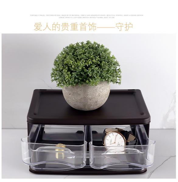 Quality Cosmetic Rack Storage Clear Drawer Plastic Makeup Organizer for sale
