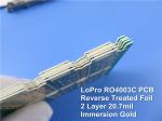 Rogers 4003 Low Profile RF PCB 20.7mil RO4003C LoPro Reverse Treated Foil with