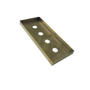 Buy cheap Custom Sheet Metal Parts Brass Laser Cutting CNC Punching Welding For Cover product