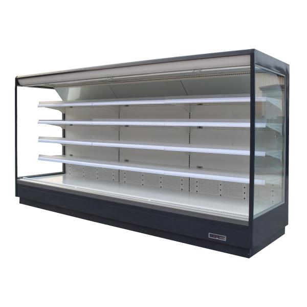 Quality Ventilated Front Open Display Fridge With Adjustable Heavy Duty Shelving for sale