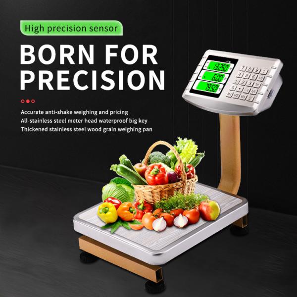 Mini Fold Portable Electronic Scale 60 kg TCS Electronic Platform Scale with Stainless Steel Indicator Bench Scale