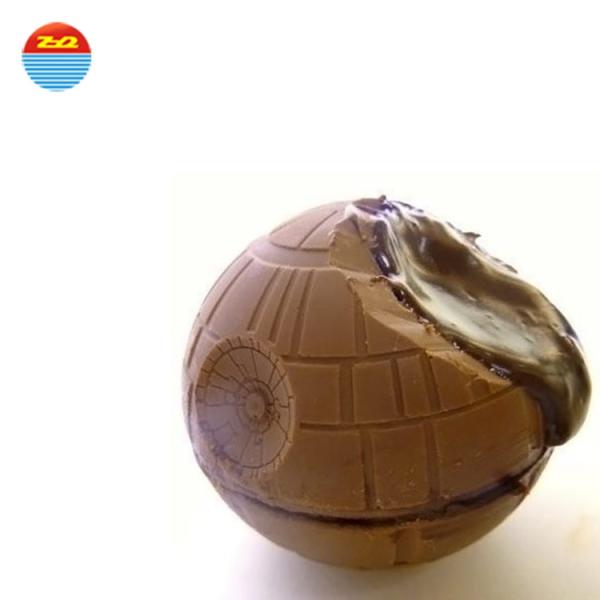 Big Large Unique Silicone Ice Molds , Death Star Round Large Silicone Ice Molds