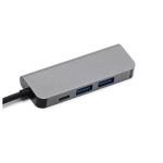 PD Charging Notebook Computer CE ROHS 4 In 1 USB C Hub