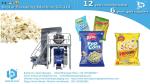 Automatic popcorn packing machine with multi heads weigher