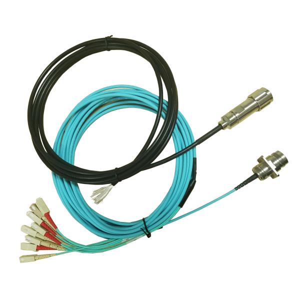 Outdoor ODC Fiber Connector Plug And Socket Plastic Fiber Connector OM4