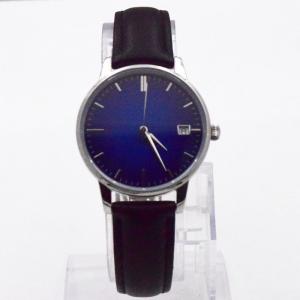Buy cheap Swiss Ronda Movement Womens Stainless Steel Watch 5 ATM Black Leather Wrist Watch product
