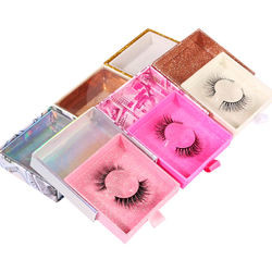 Custom Mink Lash Boxes Recycable Private Label Eyelash Packaging Box