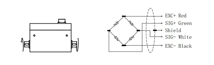 5nm Ip66 Force And Torque Sensor 1.5 Mv/V Dynamic Force Sensor