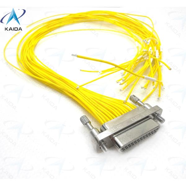 25 Contact Micro-D Metal Shell Aluminium Material For Industrial Micro Rectangular Electrical Connector CDbA-31TY 1.27mm Contact Spacing CDBA-25TY