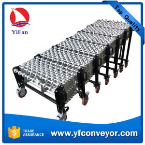 Heavy Duty Gravity Flexible Steel Skate Wheel Conveyor,Warehouse Loading Unloading Conveyor