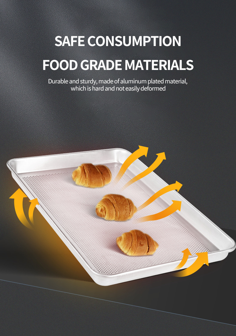 Customized Multi-Purpose Bakeware for Baking and Roasting Bakery Tray Pan Plate