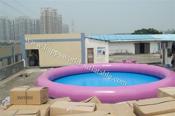Round shape inflatable swimming pool , inflatable pool , inflatable pool rental