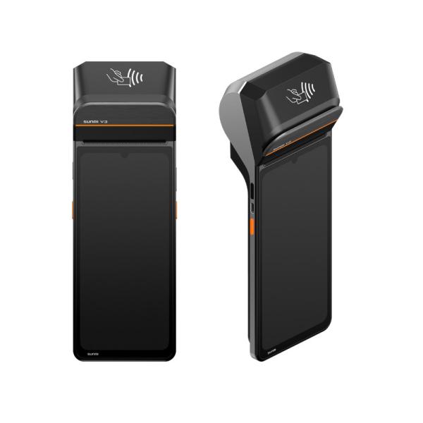 Convenient Transactions Mobile POS With 2*Nano SIM Card Slot And 7.7V 3100mAh