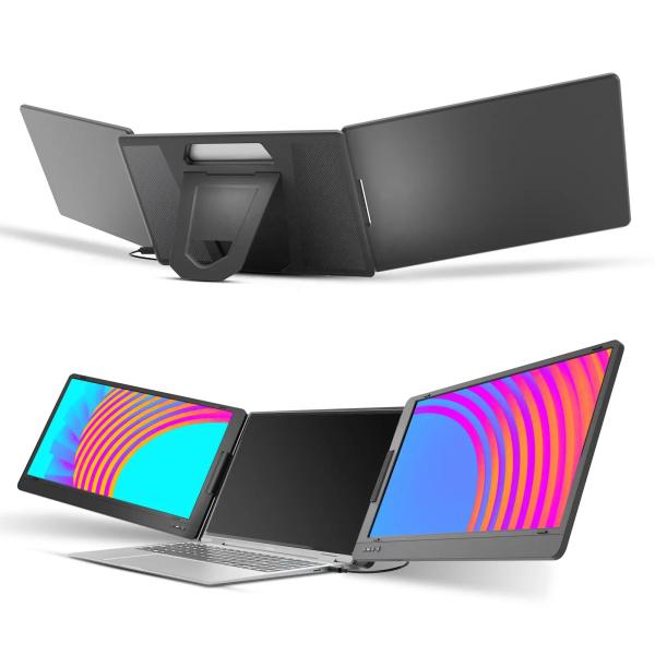 Quality Non-Touch 14inch  Portable Triple Monitor 178° Viewing Angle 1920x1080 Resolution for sale