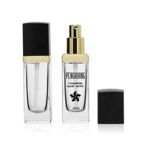 China 30ml Clear Foundation Bottle Cream Liquid Foundation Container Emulsion Bottle on sale
