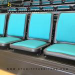Firereistant Indoor Space Saving Retractable Seating System