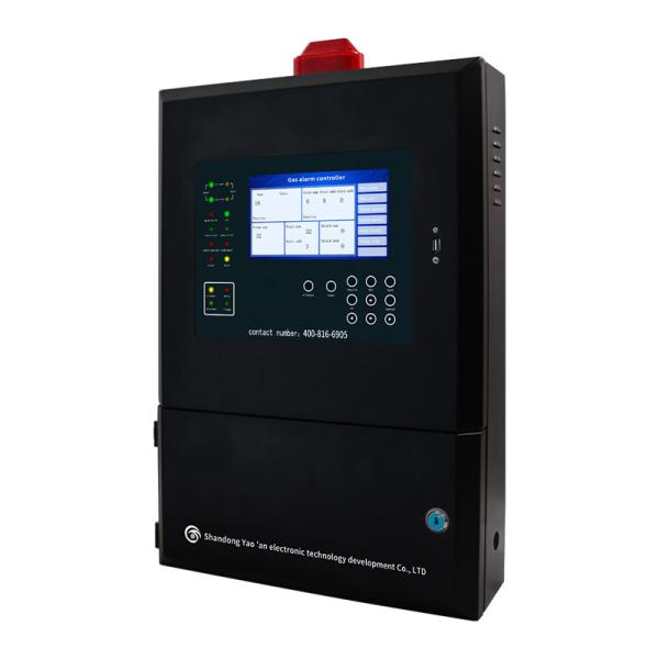 Quality Wall Mounted Gas Alarm Control Panel IP30 YA-K210 With LED Display for sale