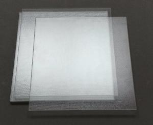 China 3.2mm Low Iron Patterned Toughened Glass Clear Tempered Solar Glass Panel on sale