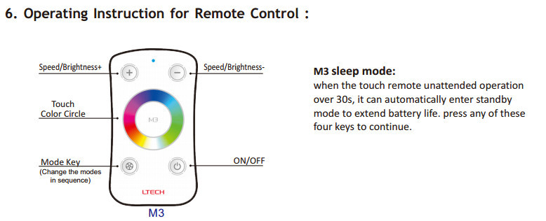 Fashionable Multi Led Strip Controller Long Distance Control For Office Lighting