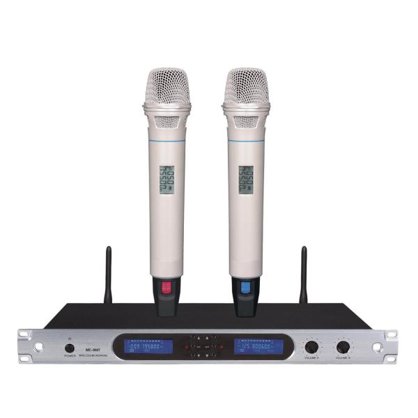 excellent quality 9007 wireless microphone system UHF PLL 200 channels