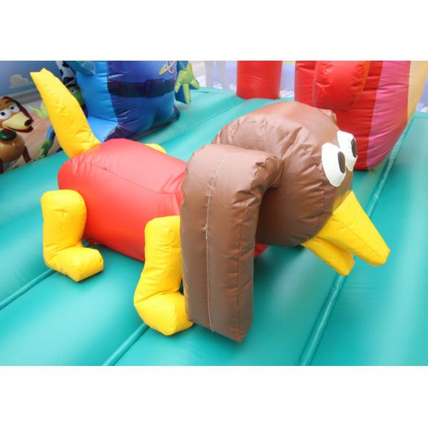 0.55mm PVC Tarpaulins Toy Story Inflatable Bouncer Combo / Toddler Bounce House