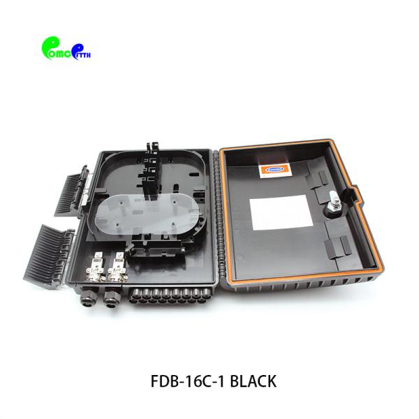 Quality Pole Mounted 16F IP65 Fiber Distribution Box Load 1x16 PLC Splitter for sale