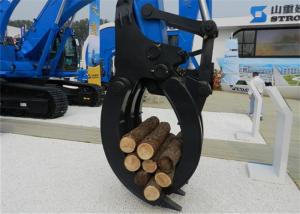 China Hyundai Excavator Mechanical Wood Grapple /  Wood Grab For Excavator on sale
