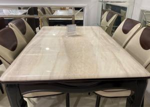 Practical Oak Dinette Set Nordic Style With Simple Backrest Wooden Chairs
