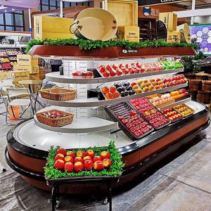 Buy cheap multideck display fridge Open Air Display Cooler For Vegetable Fruit product