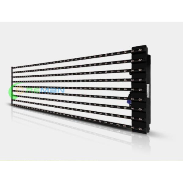 Full Color Transparent LED Video Wall Advertising Stage Performance On Building Wall