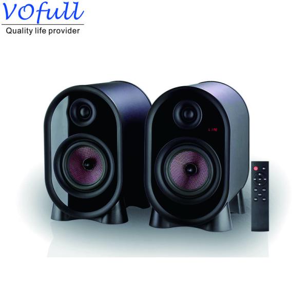 Quality Multimedia Active Bookshelf Speakers With LED Display Multifunctional for sale