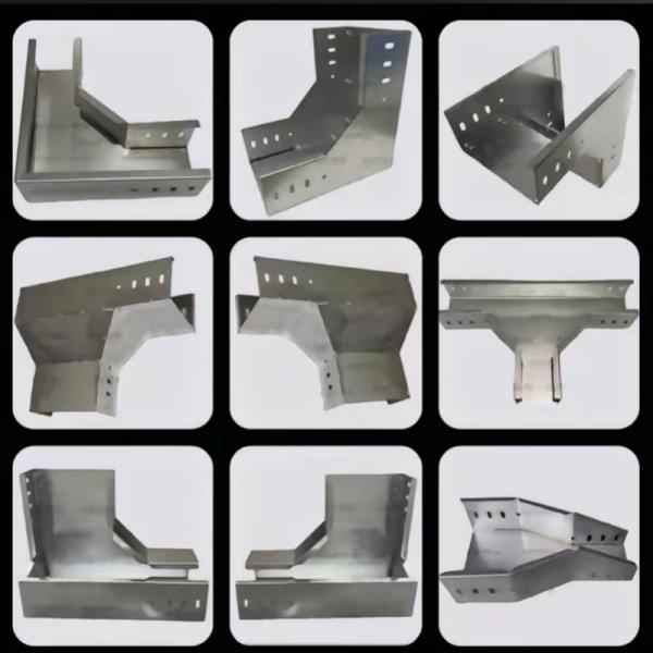 UL Listed Adjustable Cable Tray Parts with Powder Coated Easy Cable Support