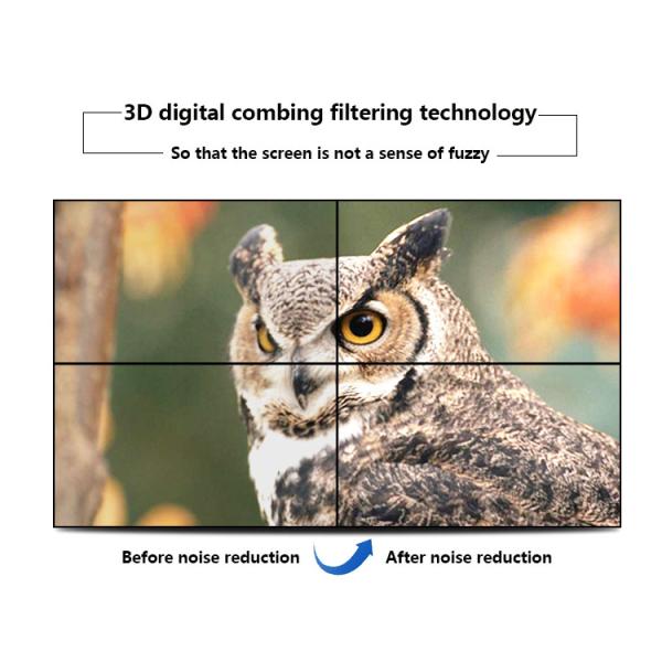 Digital Signage Video Wall Screens , Indoor Advertising Display 4 Screen Video Wall