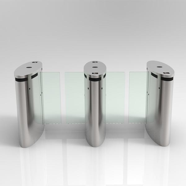 Quality Airport Standard Tripod Turnstile Gate High Security Waist Height Sliding Panel Barrier for sale