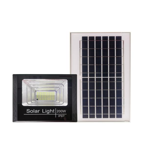 Quality 200W ABS Shell Solar Powered House Lights Remote Control IP66 Waterproof for sale