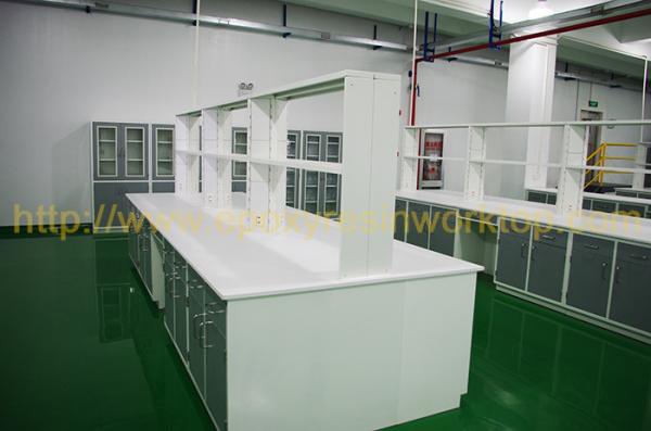 Quality Monolithic tec laboratory island bench heat resistant for university for sale