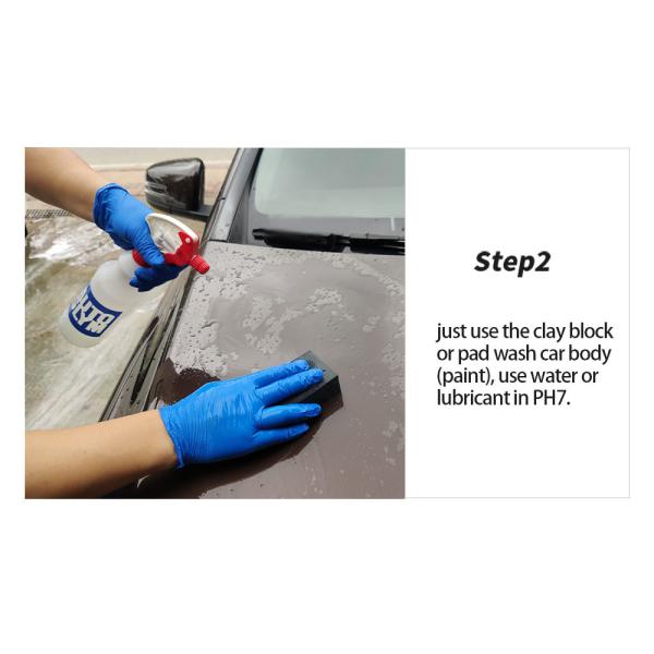 Portable Black Customs Shape Car Washing Kit With Pp Box Packages