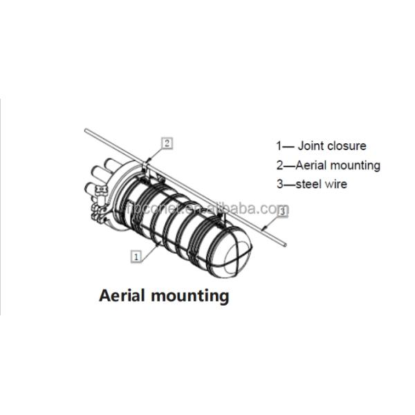 FTTH Outdoor Fiber Cable Dome Splice Closure IP68 48 Core for Hot Melt Style -40C- 60C