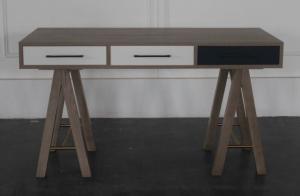 Formica laminate 3-drawer solid wood writing desk for hotel bedroom furniture,hospitality casegoods