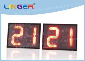 China Back Maintenance Red LED Countdown Timer Aluminium Frame / Iron Cabinet on sale