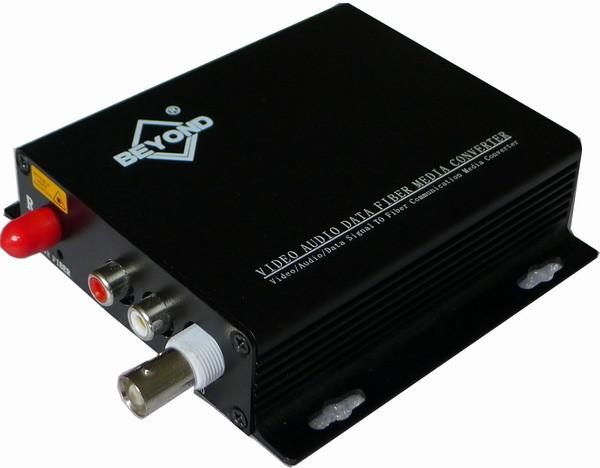 Quality 1ch Video+1ch Stereo Audio(RCA) To Fiber Optic Converter for sale
