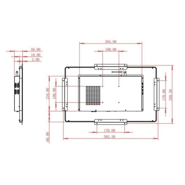 23.8-Inch Windows Interactive Visualization Platform for Smart Home Systems, Manufacturing Equipment, Retail Interfaces, and Digital Advertising