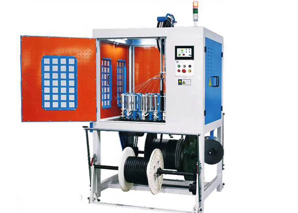 High Speed Copper Wire Braiding Machine For Shield Foaming Cable Electric Wire