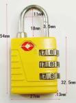 TSA lock/3 dial combination tsa lock /dial combination Lock
