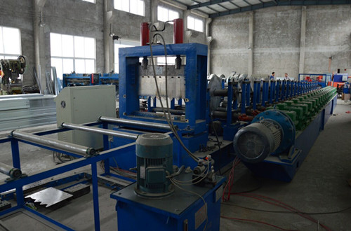 380V Cable Tray Rolling Forming Machine Hydraulic Punching 3 Set 50 - 100mm